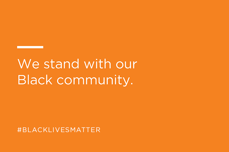 We stand by our Black community.