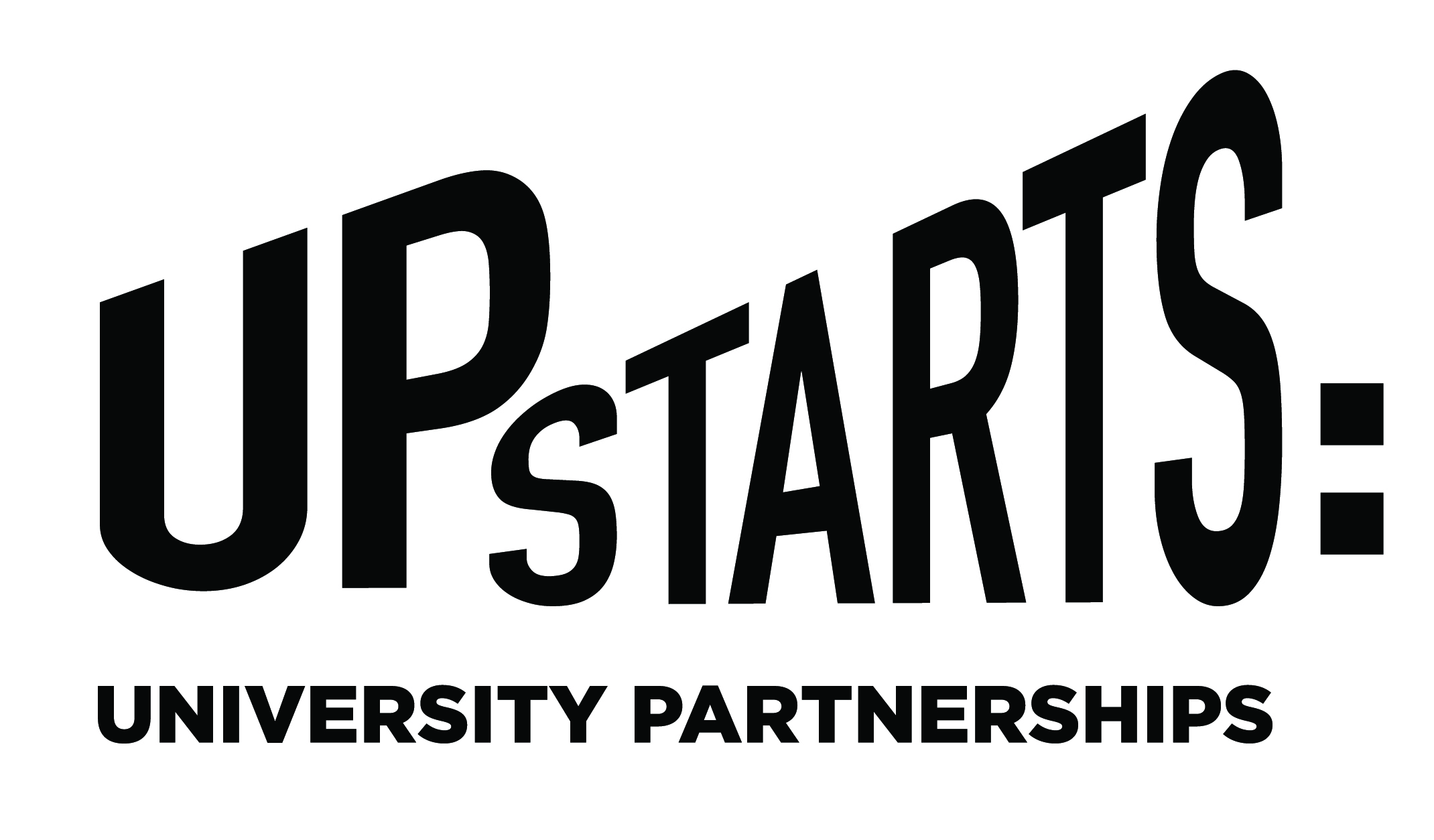 UpStarts Logo black_print
